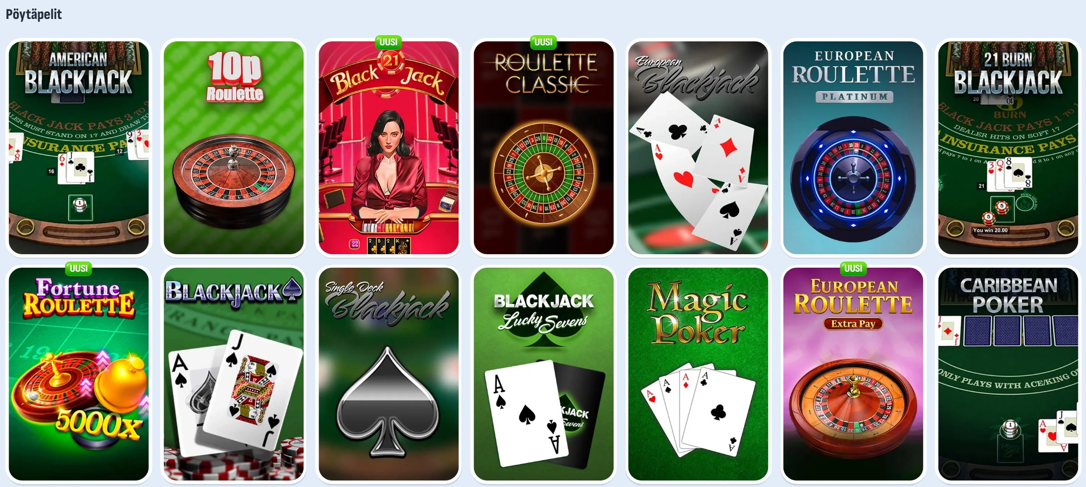 nomini casino table games